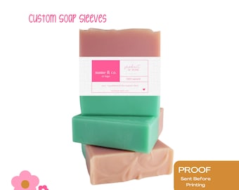 Custom Soap Sleeves: Personalized Paper Packaging, Logo Design