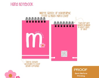 Bulk Order Custom Small Spiral Notebook | Event Notebook | Convention | Hand Spiral Notebook | Small Journal | Promotional Gift