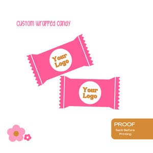 Customized Candy | Custom Wrapped Candy | Corporate Favors | Business Favors | Custom Business Candy | Wrapped Candy