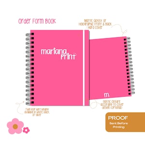 Personalized Small Business Order Form Book: Custom Logo, Hardback or Soft Cover, 7x9 in