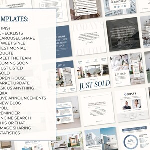 Luxury Real Estate Marketing Canva Instagram Template | Minimal Real ...