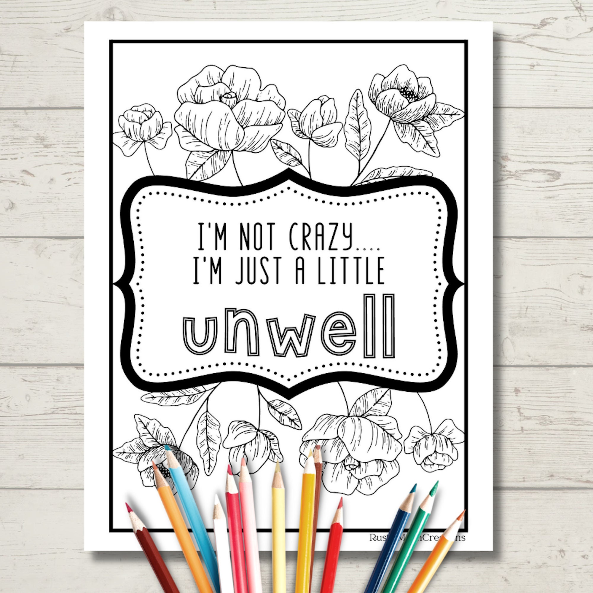 10 Self Love Coloring Pages - Etsy