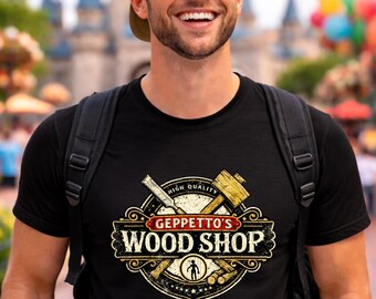 Camiseta del parque temático de la tienda de madera de Geppetto