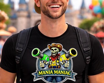 Camiseta de Toy Story Mania, Midway Mania y divertida del parque temático.
