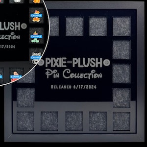 Pin Board Shadowbox Display Case to organize your pin collection- Pixie Plush Pins