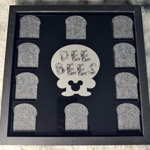Pin Board Shadowbox Display Case to organize your pin collection- Deebees Pins