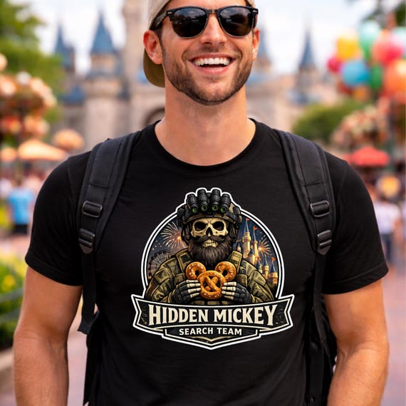 Hidden Mickey Search Team Theme Park Shirt, Cool Dad Theme Park Swag