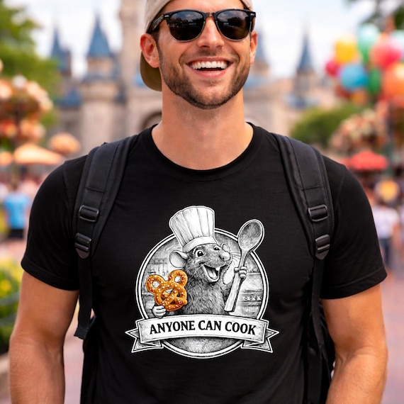 Anyone Can Cook Theme Park Shirt, Funny Theme Park Shirt, World Showcase