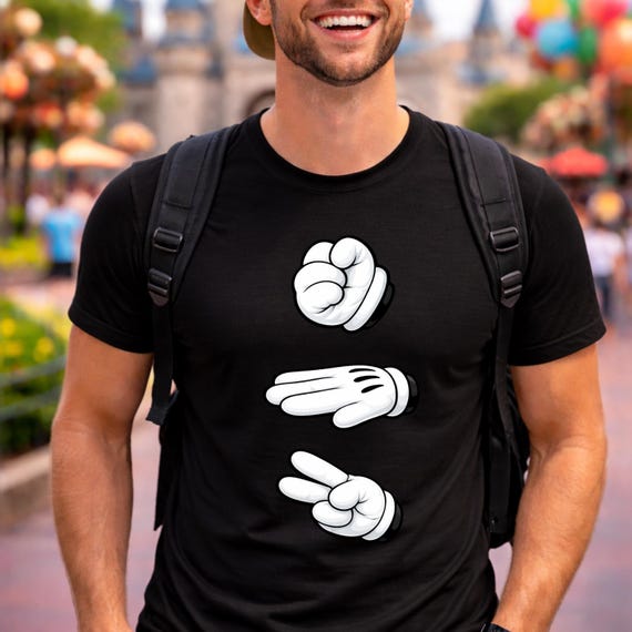 Rock Paper Scissors Theme Park Shirt, Cool Theme Park Dad Swag