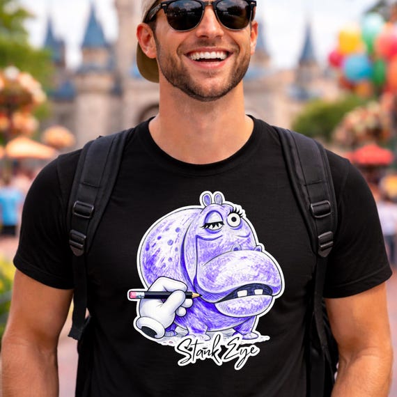 Small World Hippo Shirt, Stank Eye Small World Hippo, Funny Dad Swag