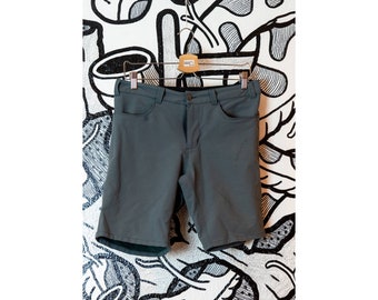 SWRVE Trouser Shorts - 4 Way Stretch - Gray/Blue