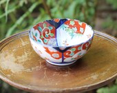 Beautiful Japanese Taisho Imari Scalloped Edge Bowl early 20th Century