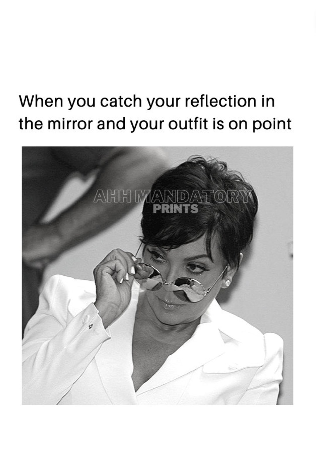 Kris Jenner Meme Wall Art, Trendy, Fun, Preppy, Kardashianjenner