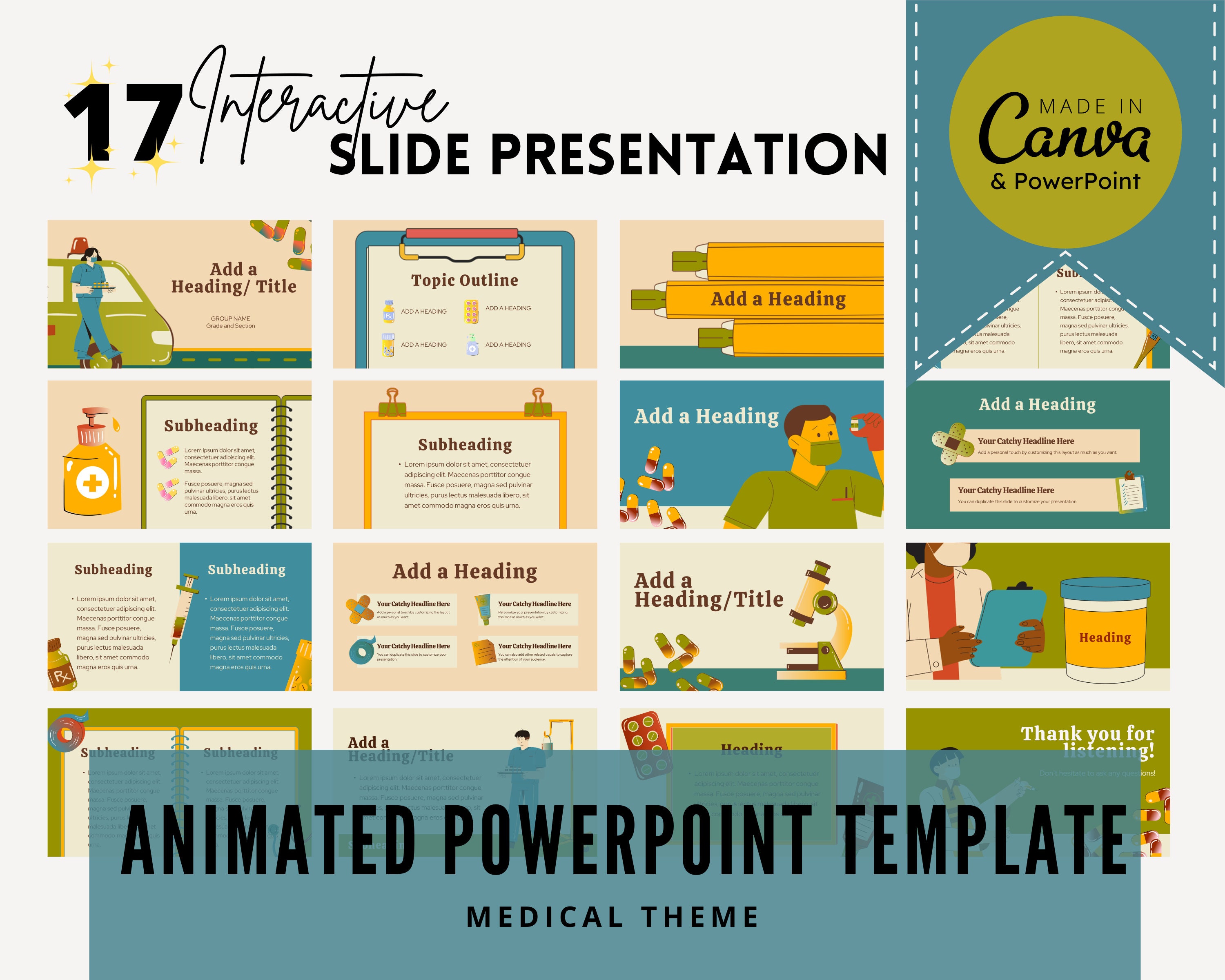 Animated Medical Theme Powerpoint Slide Presentation Template - Etsy Animated Medical Theme Powerpoint Slide Presentation Template - Etsy