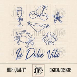 La Dolce Vita png,Digital Design,Tshirt png,Trendy designs,Aesthetic png,Digital Download,Italian png,classy summer png,Bow png,Summer png