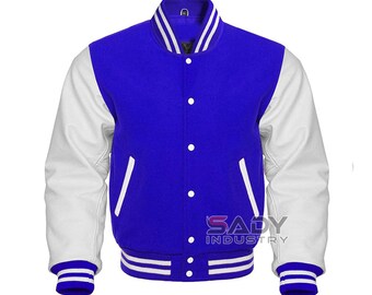 blue and white jacket