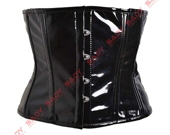 Pretty Women Pvc Underbust Corsets Steel Boned Under Bust | Etsy