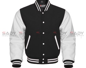 black and white long jacket