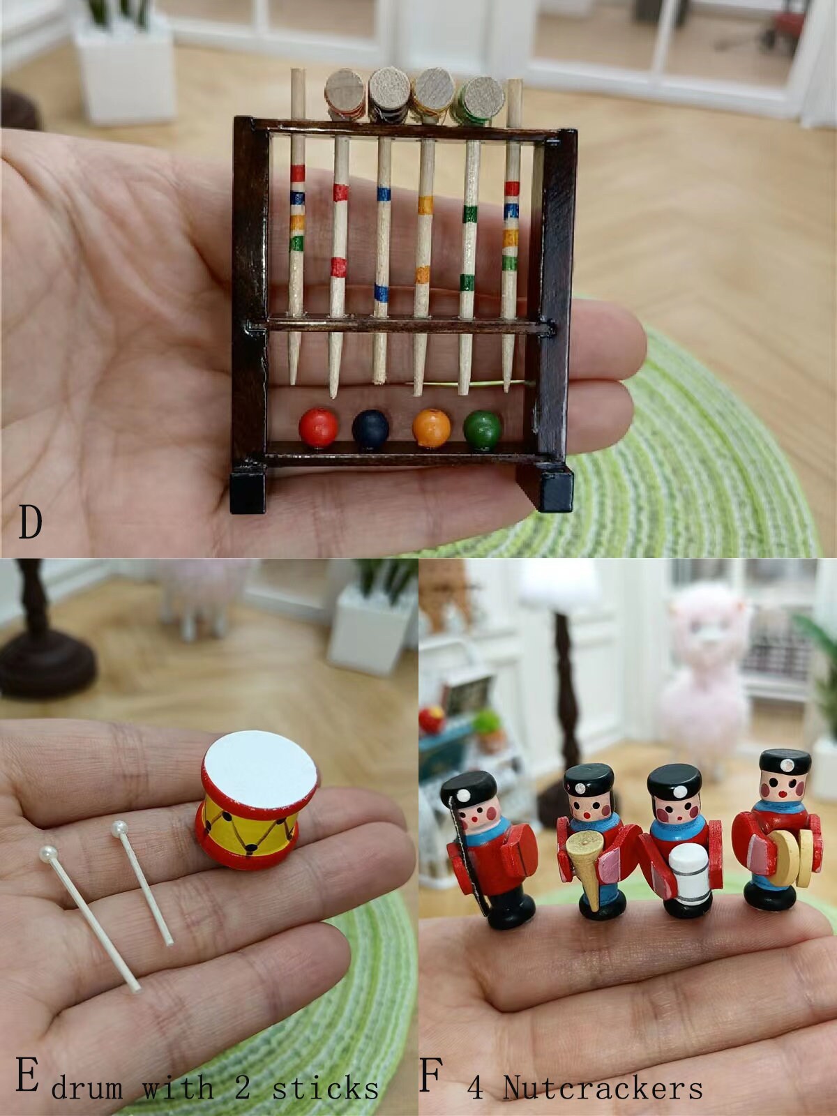 Tiny Toys Miniature Items DOLLHOUSE Toys Mini Wooden Toy Etsy