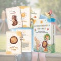 EULENTALER® 44 Affirmationskarten für Kinder I Von Pädagogen gestaltet I Achtsamkeitskarten & Mutmachkarten für Selbstbewusstsein Inkl. Box