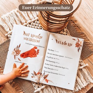 EULENTALER® Das Babytagebuch Boho I von Pädagogen gestaltet I Mein erstes Jahr I 84 Seiten I Geschenkidee zur Geburt I Erinnerungsbuch Bild 4