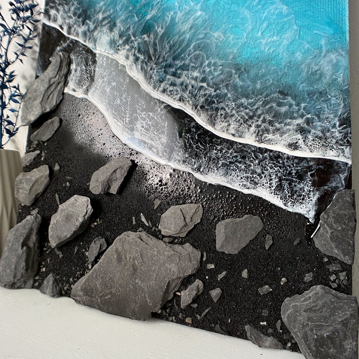 Resin Art Wall Decor 3D Ocean Art Gift Idea Epoxy Resin Etsy