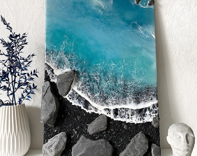Resin Art Wall Decor 3D Ocean Art Gift Idea Epoxy Resin Etsy