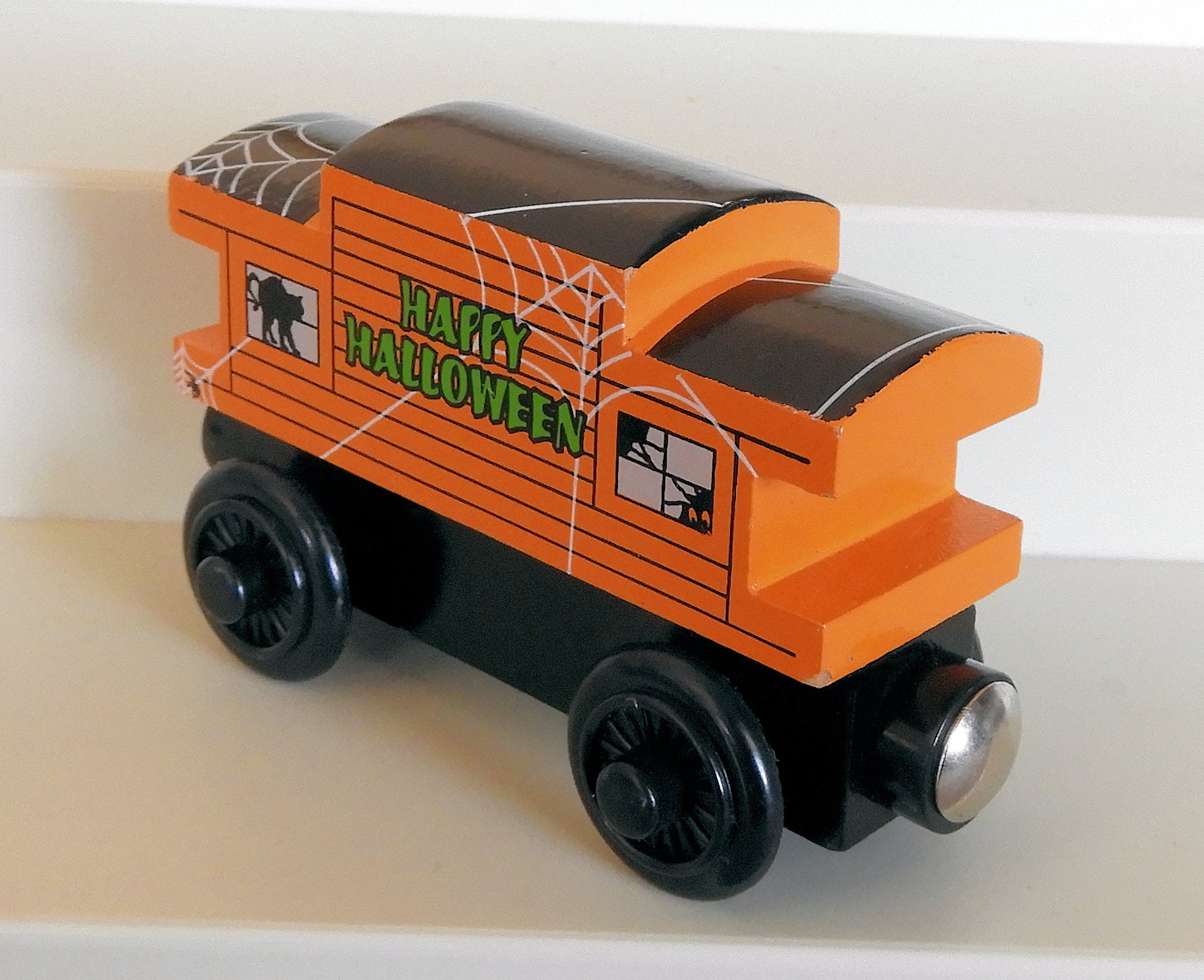 Thomas the Train Wooden Haunted Caboose Halloween Wood Railway Car - Etsy