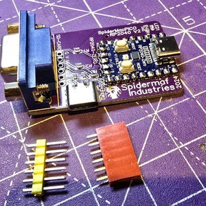 SpiderMacPico V2 USB C MicroSDcard Version limited edition Circuit Board for RP2040 Mac128  emulation experiments