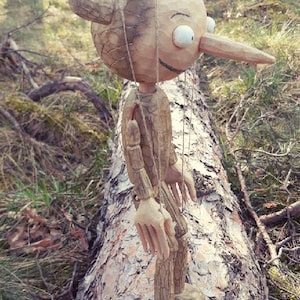 Pinocchio - Czech wooden handmade marionette