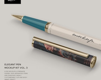 Elegant Pen Mockup Kit VOL. 3