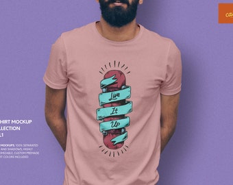 T-Shirt Mockup collection VOL 1 - 2 PSD