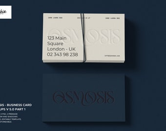 OSMOSIS - Business Card Mockups V 5.0 PART 1