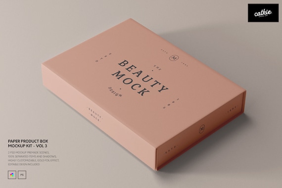 Paper Product Box Mockup Kit VOL 3