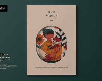 Hard Cover Book Mockup Kit VOL 1