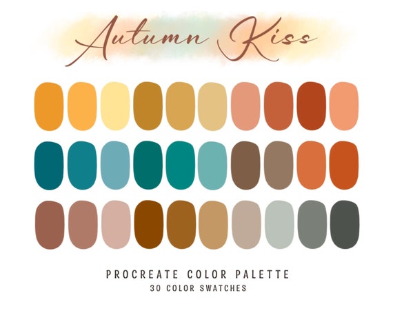 Autumn Procreate Palette/color Palette/procreate - Etsy