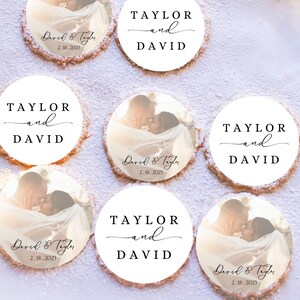 Wedding Treats Edible Images ~ Pre-Cut ~ Wedding Cookies - Personalized Photo Image Edible Image ~ Cupcakes, Cookies, Oreos ~ Icing Sheet