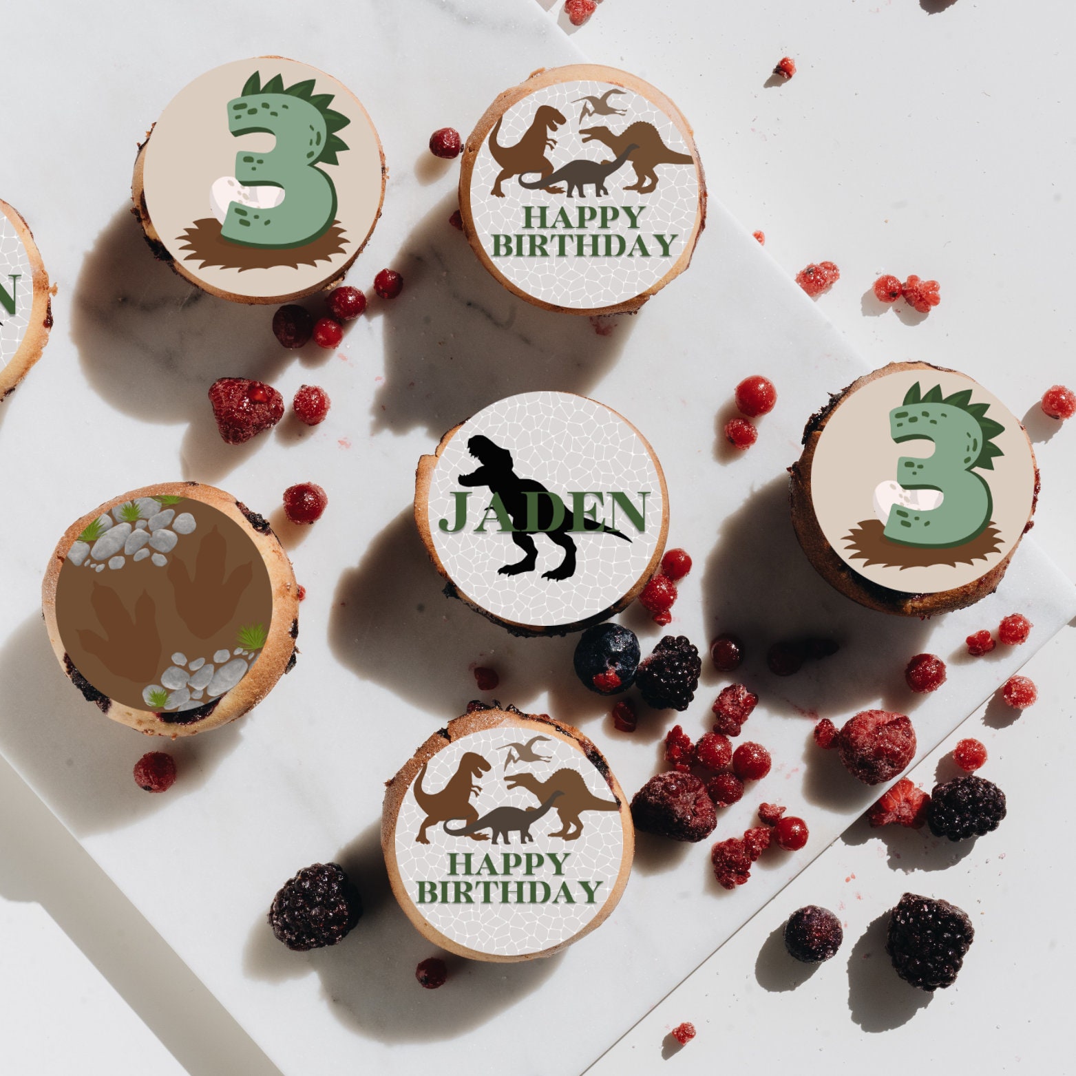 Custom Chocolate Transfer Print, Cake and Cupcake Toppers