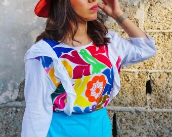 San Felipe Jalapa Guayabera Blusas Típicas De Jalapa De Diaz