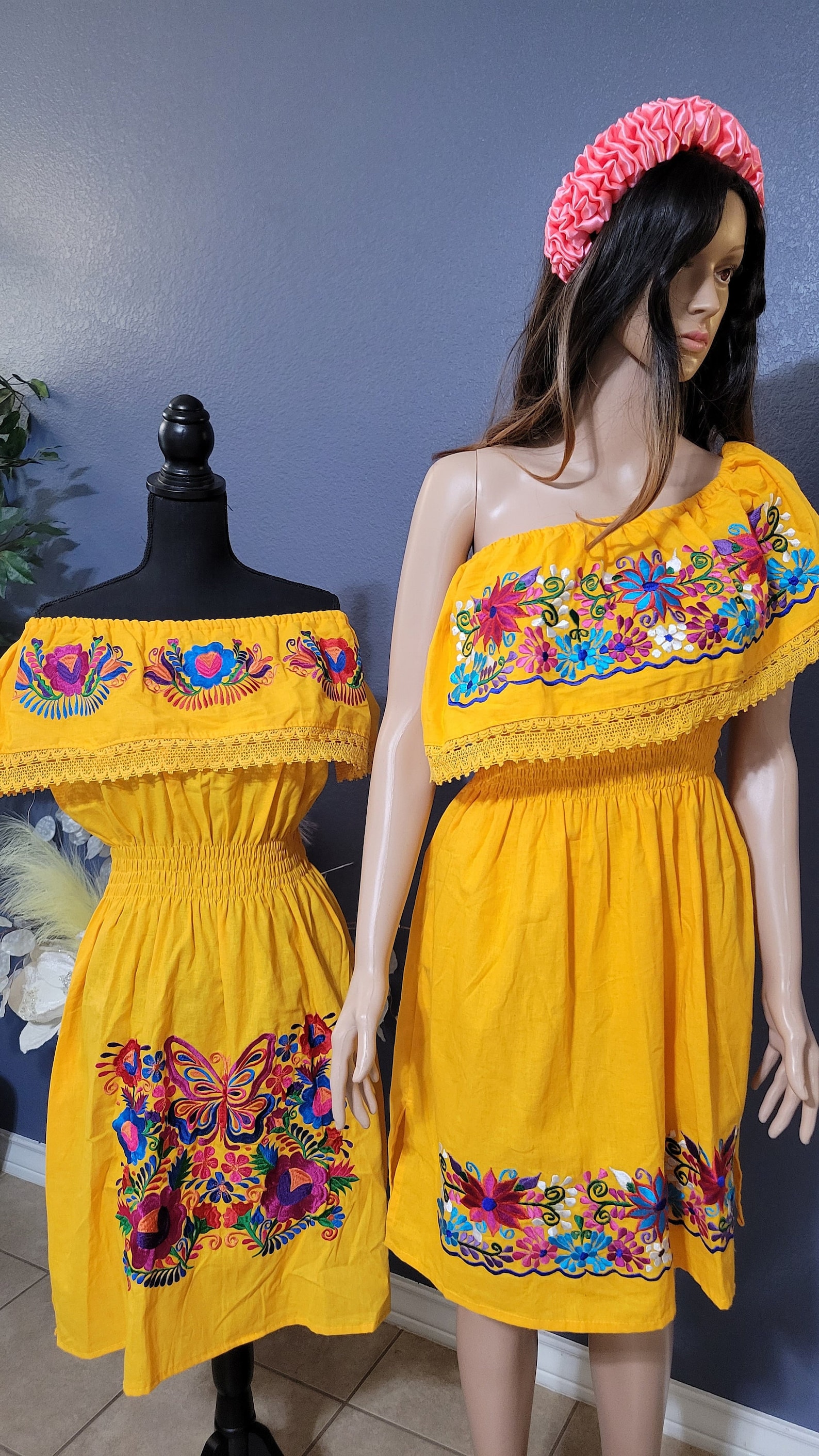 black dress long sleeve mini Baize Square Neck in Blue and yellow Color:Custom Color(leaving a note) All_Pockets