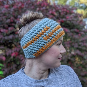 Funky Chunky Headband Crochet Pattern PDF file