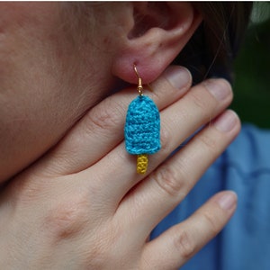 Popsicle Earrings Crochet Pattern
