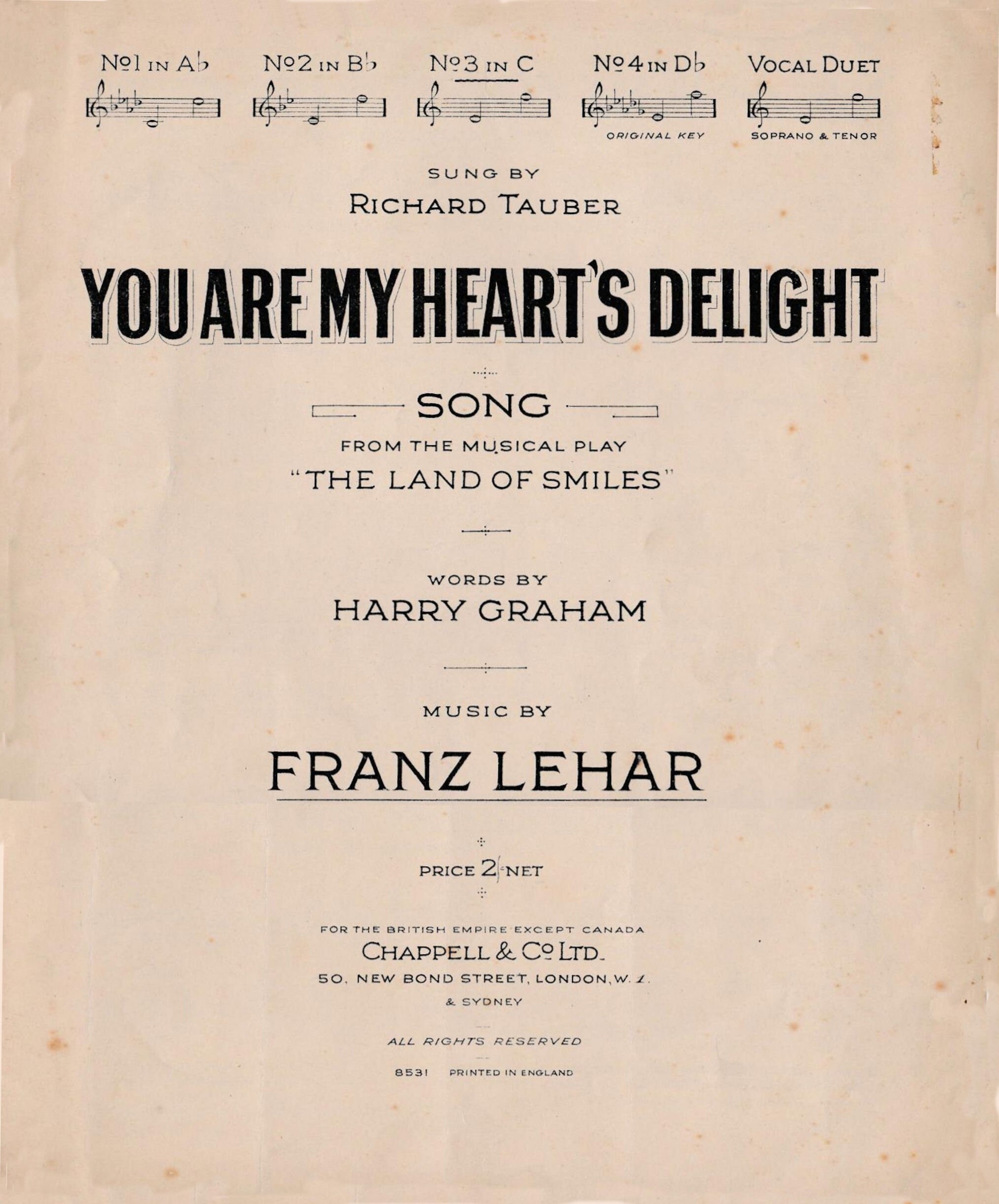 Alone Sheet Music, Heart