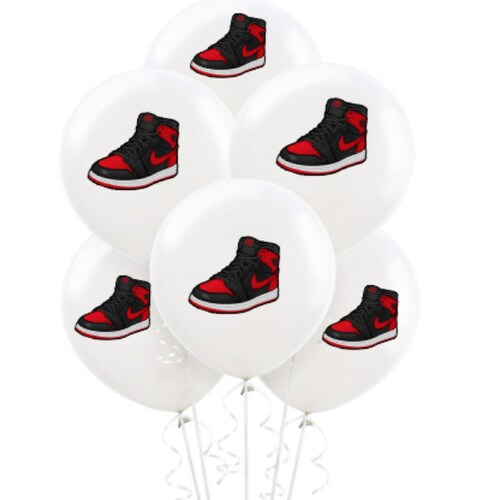 Air Jordan 1 Sneaker Cupcake Toppers Laminated Cupcake Etsy
