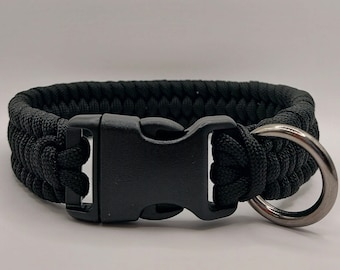 Black Dog Collar for small and big dogs /dog collar / strong collar