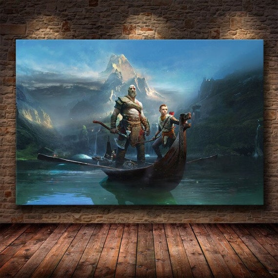 God of War Print God of War Poster God of War Canvas | Etsy