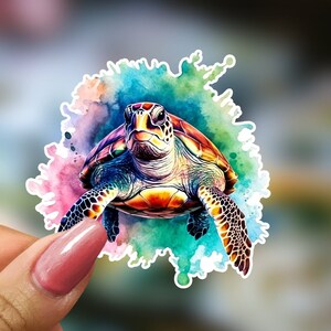 Turtle hydro flask sticker sale