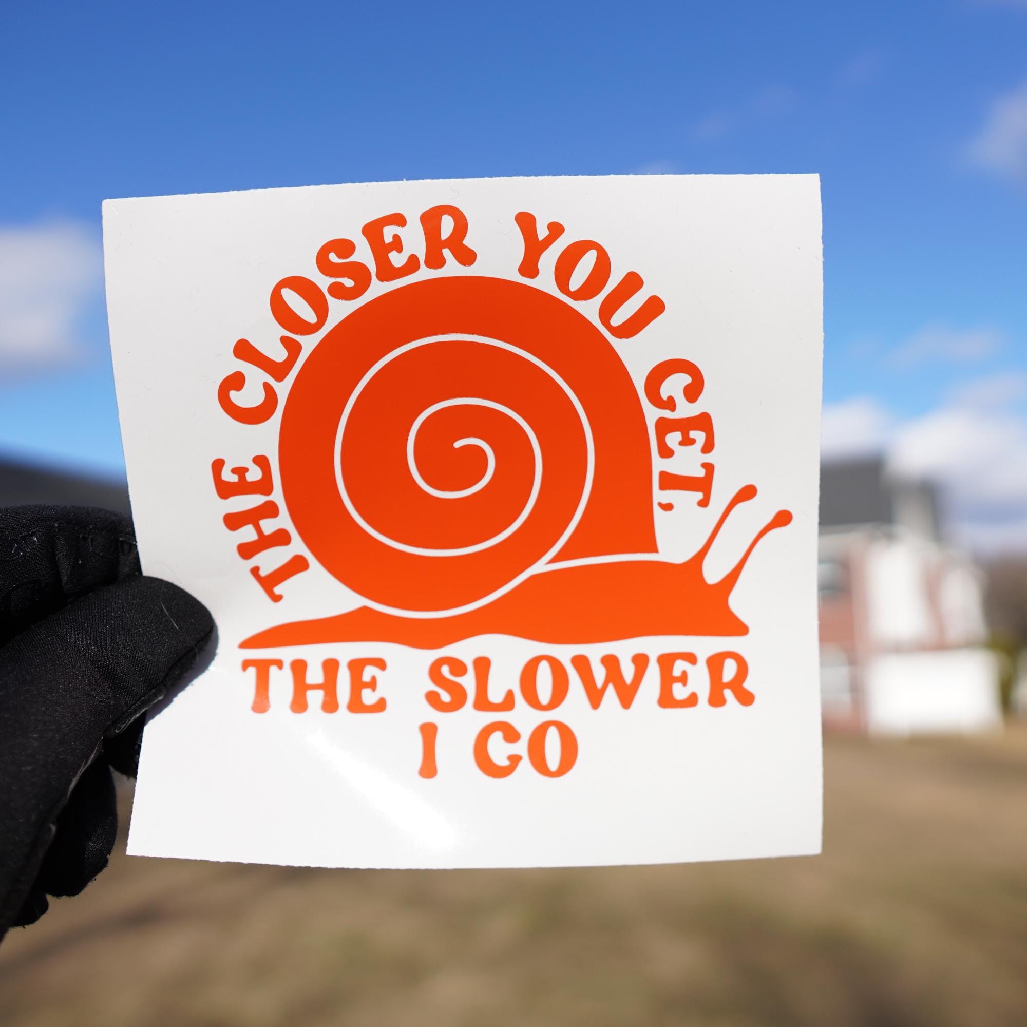 Getting Close Sticker Get off My Tail Bumper Decal Sticker Gift
