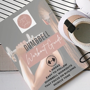 Home Dumbbell Workout Plan Dumbbell only workouts Strength training Fitness guide Workout from home Digital download