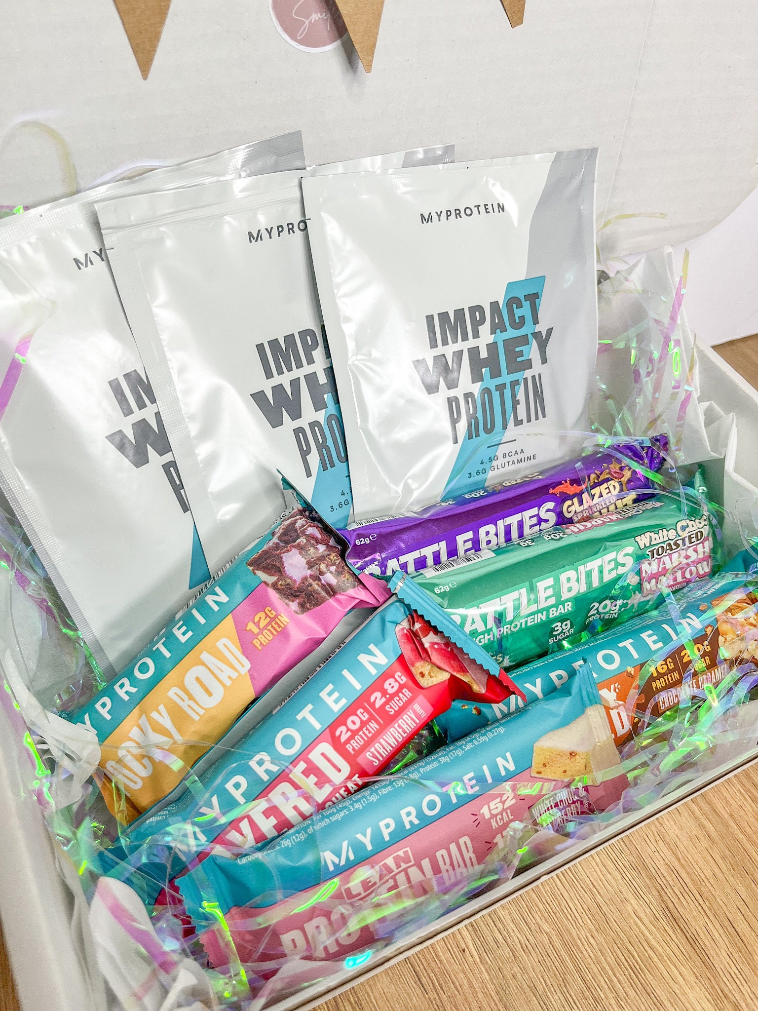 Fitness Protein Hamper Protein Gift Box Weightlifting Gift Etsy UK